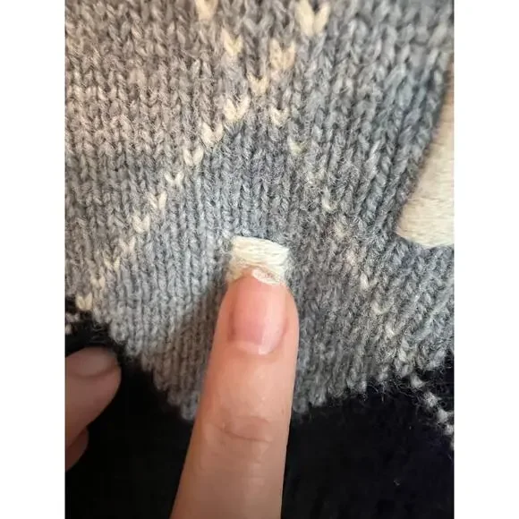 $675 Marni Sweater Vest Mens IT 42 US XS Argyle Plaid Virgin Wool Sleeveless - Picture 5 of 5